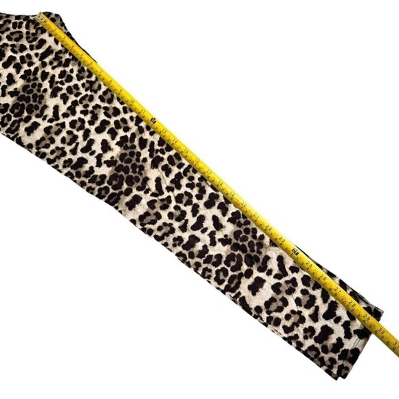 NWOT Loveappella Leopard Print Leggings Sz.M Soft Stretch Mid Rise Animal Print - Picture 7 of 10